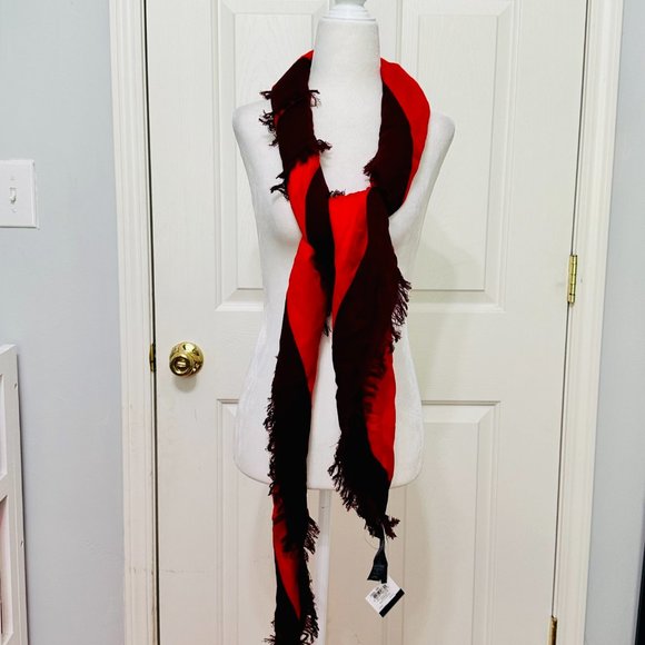 COACH OVERSIZED 100% WOOL SCARF WRAP 54 IN X 54 IN - Picture 8 of 12